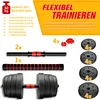 RE:SPORT® Hantelset 30 kg Kurzhanteln Langhantel Set Hantel Produktbild-Vorschau 5