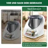 Gleitbrett für Thermomix TM6 TM5, Bambusholz, schnelles Produktbild-Vorschau 3