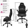 TecTake 404736, Polyester, Ocel, Černá Náhled obrázku produktu 7