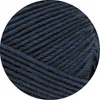 A close-up view of dark blue yarn. Produktbild-Vorschau