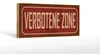 Holzschild Spruch 27x10cm verbotene Zone Produktbild-Vorschau 1