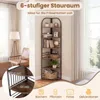 COSTWAY Scaffale angolare a 6 ripiani, scaffale aperto con Anteprima dell’immagine prodotto 4
