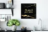 MuchoWow® Gerahmtes Poster Zitat - Sprichwörter - Gold - Produktbild-Vorschau 3