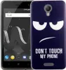 Handy Hülle für Wiko Jerry 2 Dont Touch My Phone Blau Produktbild-Vorschau 1