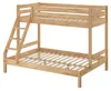 Stabiles Stockbett Etagenbett 90x200 u 140x200 Buche massiv Produktbild-Vorschau 1
