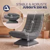 Deuba 109635, Stojací židle, Polyester, Šedá, Moderní, Náhled obrázku produktu 9
