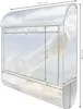 banjado Design Briefkasten Stahl silber mit Zeitungsfach Produktbild-Vorschau 2