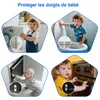 10-teiliges Set Kindersicherung Schrank, Produktbild-Vorschau 3