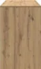 A close-up view of a wooden surface, likely a desk or cabinet, with a natural wood grain pattern. Anteprima dell’immagine prodotto