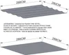Ersatzdach Flachdach Pergola Firenze 3x3 Meter Grau Produktbild-Vorschau 2