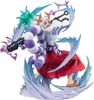 A dynamic action figure of Yamato from One Piece, posed mid-attack with swirling water and ice effects. Produktbild-Vorschau