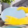 Latexové rukavice pre domácnosť M 1 pár - YORK - CLEAN Náhľad obrázku produktu 4