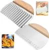 Teigschaber Edelstahl, Wellenschneider Aus Edelstahl, 2 Produktbild-Vorschau 1