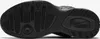 The sole of a black Nike Air Monarch IV sneaker is shown against a white background. Náhľad obrázku produktu
