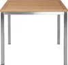 home24 Gartentisch - Teak Massiv / Edelstahl Produktbild-Vorschau 4