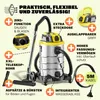 MONZANA® Nass Trockensauger 30L 2200W + Steckdose Produktbild-Vorschau 3
