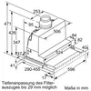 Bosch Serie 4 DFR067A52, 399 m³/h, Zvedené / recirkulačné, Náhľad obrázku produktu 17