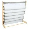 Bücherregal für kinder 75x30x76cm aus Baumwolle Leinen und Produktbild-Vorschau 13