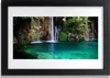 Bild 30x20 MDF-Rahmen Wandkunst See Wasserfall Natur Produktbild-Vorschau 1