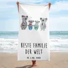 Mr. & Mrs. Panda Badehandtuch Koala Familie zwei - Weiß - Produktbild-Vorschau 2