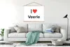 MuchoWow® Textilposter Ich liebe - Veerle - Mädchen 150x113 Produktbild-Vorschau 3