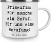 Mr. & Mrs. Panda Teebecher Spruch Friseurin Berufung - Weiß Produktbild-Vorschau 3