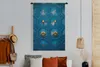 MuchoWow® Wandteppich Wandbehang Blaue Tür mit Produktbild-Vorschau 4