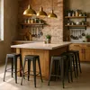 barhocker hocker aus metall im industriedesign 78cm steel Produktbild-Vorschau 2