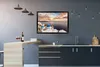 MuchoWow® Gerahmtes Poster Sonnenaufgang über dem Wasser in Produktbild-Vorschau 2