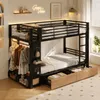 Letto a castello 90 x 200 cm con 4 cassetti, ripiani, Anteprima dell’immagine prodotto 6