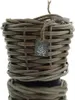 VAN DER LEEDEN DRYPOT® Rattan Pflanzgefäß Grau ca. Ø 17 cm Produktbild-Vorschau 1