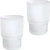 Zahnbürstenbecher, 2 x Glas-Zahnputzbecher, Ersatz für Produktbild-Vorschau 1
