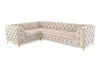 Ecksofa Moet L-Form beige 202x323 cm groß – Wohnlandschaft Produktbild-Vorschau 5