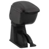 vidaXL vidaXL - Bracciolo - 12x29x(32-46) - cm - ABS - nero Anteprima dell’immagine prodotto 2