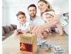 Verk 01938 Detská pokladnička trezor zlatá Náhľad obrázku produktu 6