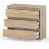 STIV Möbel | Komoda Dąb Sonoma 80x33,5x71,5 cm | 3 szuflady Podgląd zdjęcia produktu 2