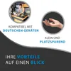 PELMOS Gasanschluss Adapter I 4 teiliges Gasflaschen Produktbild-Vorschau 5