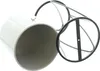 2x Übertopf Retro Metallgestell schwarz creme – Pflanzgefäß Produktbild-Vorschau 5