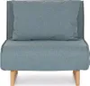 Sofabett Colton 86 x 88 x 90 cm Stahl Sperrholz Polyester PU-Schaum Blau_Natur24 Produktbild-Vorschau