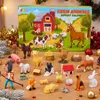 Adventskalender 24 Stuks Boerderijdieren Figuren van Hars Productafbeelding-voorbeeld 2