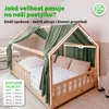 Nebesa na domečkovou postel 67x270 cm eukalyptová bez zlaté Náhled obrázku produktu 4