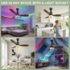 Wentylator sufitowy z oświetleniem, Ø 60 cm, 48 W, lampa Podgląd zdjęcia produktu 8