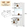 Armoire de cuisine Merax avec éclairage LED, armoire haute Voir les images du produit 6