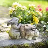 Pflanzer Hasenbande Ostern Osterfigur Figur Osterdeko Produktbild-Vorschau 4