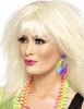 Bunte Neon Ohrringe 70er Jahre Ohrschmuck Produktbild-Vorschau 2