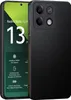 A black smartphone is shown with a green screen displaying product information. Podgląd zdjęcia produktu
