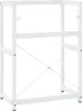 vidaXL Koupelnový rám na umyvadlo bílý 59x38x83 cm železo Náhled obrázku produktu 5
