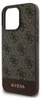 A side view of a brown iPhone case with a repeating Guess logo pattern. Anteprima dell’immagine prodotto