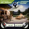 tillvex® Hliníkový slunečník obdélníkový Ø 330 cm s LED Náhled obrázku produktu 6
