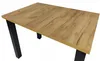 Kleiner Tisch 70x100 für Küche Eiche schwarz Craft LOFT Produktbild-Vorschau 2